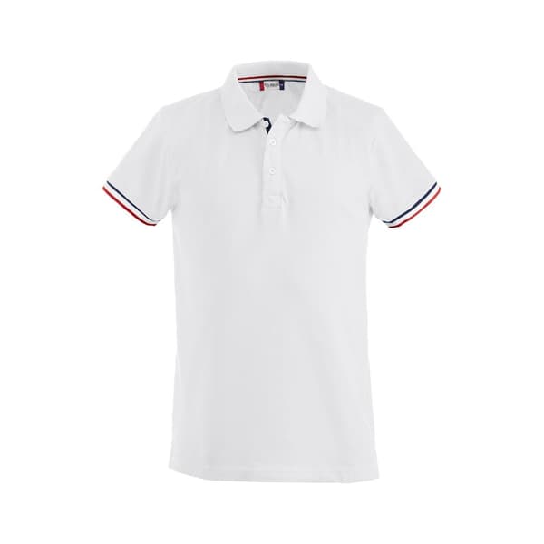 Clique Mens Newton Stripe Detail Polo Shirt