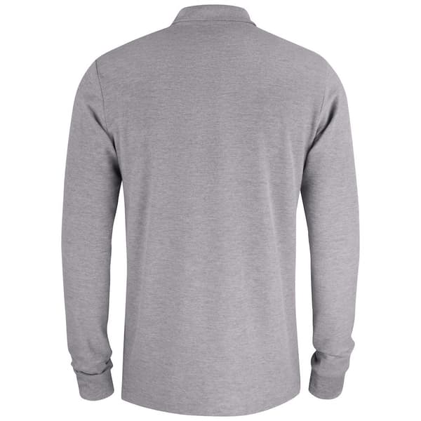 Clique Unisex Adult Basic Melange långärmad polotröja för vuxna