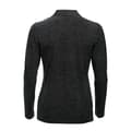 Miniatyrbilde 2 av 4: Clique Womens/Ladies Classic Marion Melange Long-Sleeved Polo Shirt