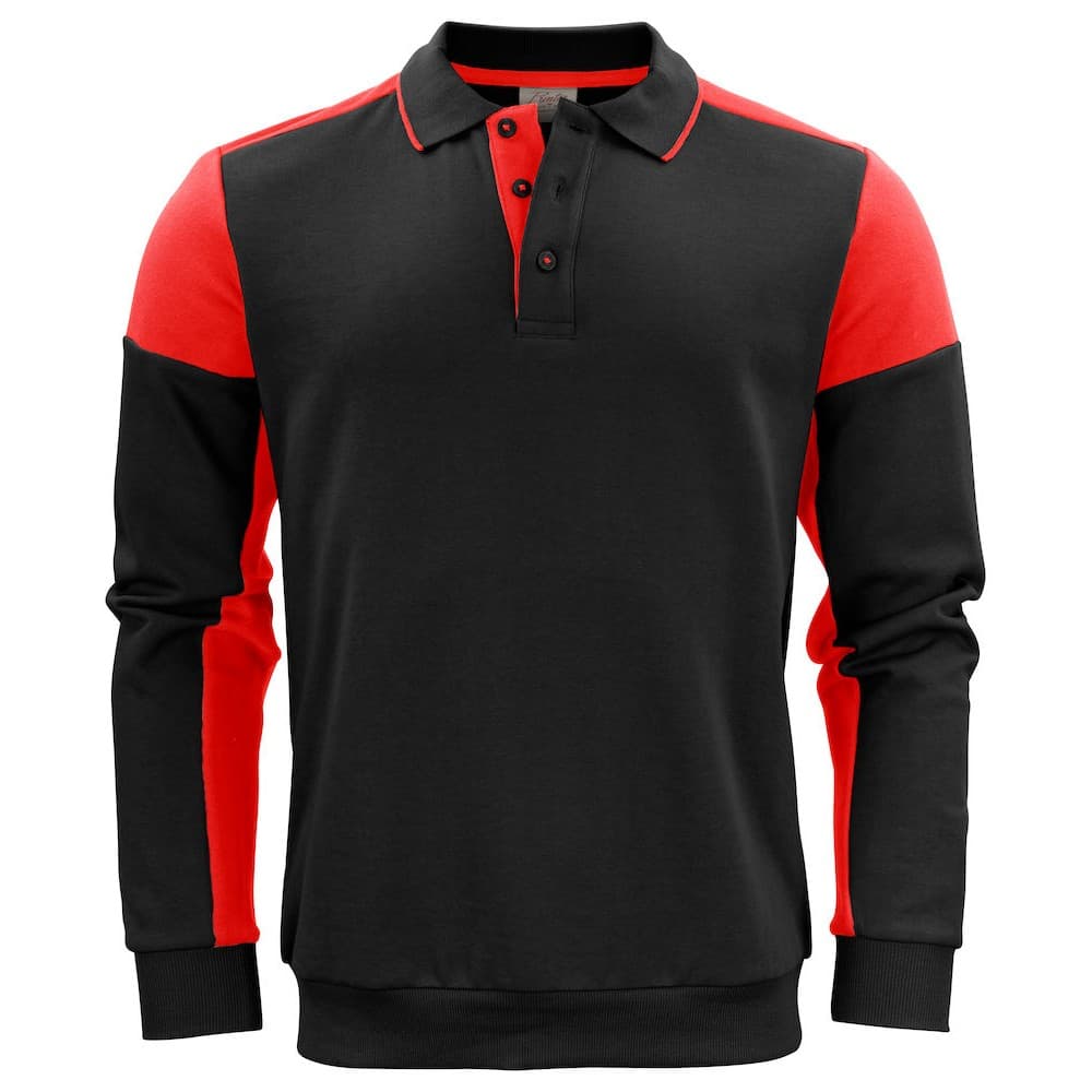Printer Unisex Prime Prime Two Tone Polo Sweatshirt för vuxna