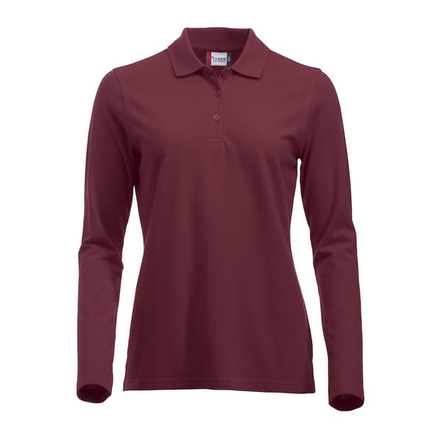Clique Womens/Ladies Classic Marion Long-Sleeved Polo Shirt