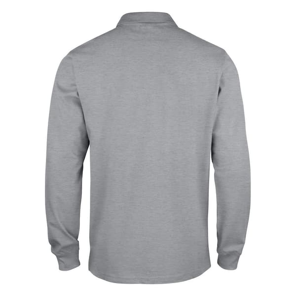 Clique Mens Classic Lincoln Melange Long-Sleeved Polo Shirt