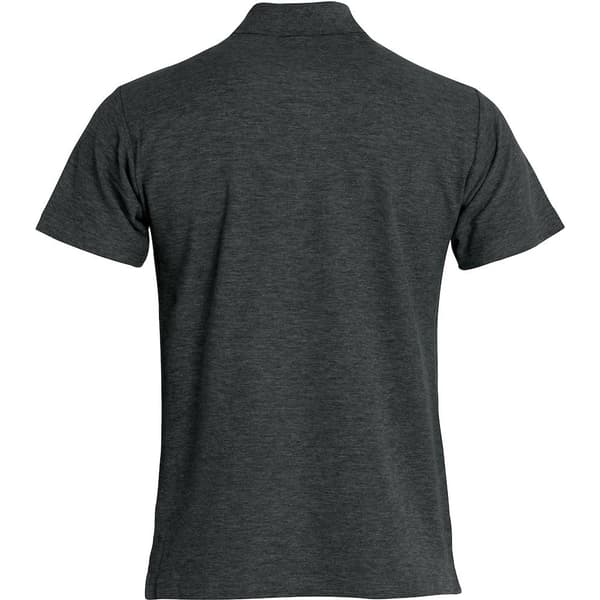 Clique Mens Basic Melange Polo Shirt