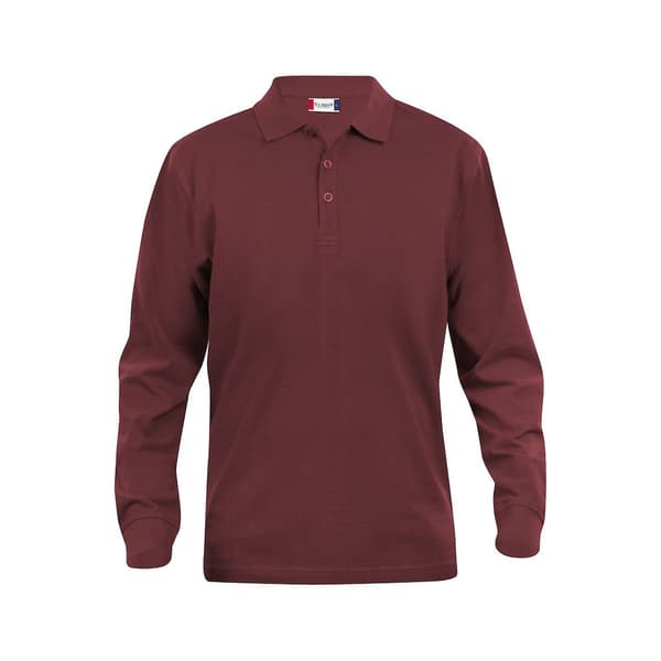 Clique Mens Classic Lincoln Long-Sleeved Polo Shirt