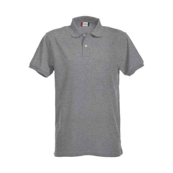 Clique Polo shirt i melange til mænd Grey S