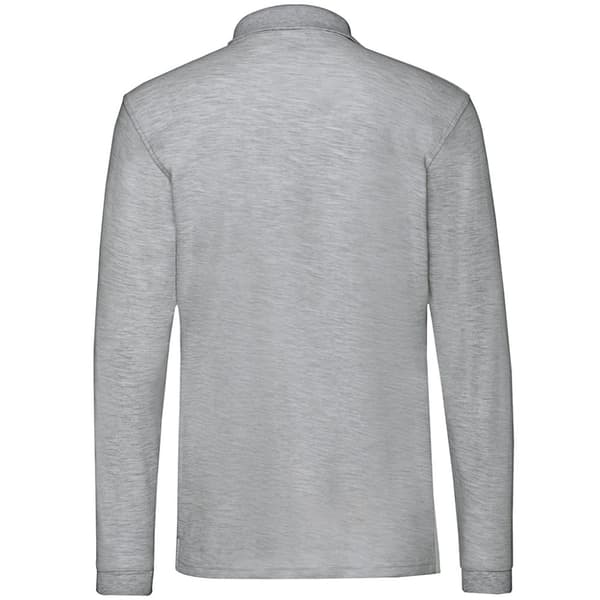Fruit of the Loom Mens Premium Pique Long-Sleeved Polo Shirt