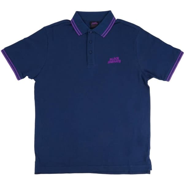 Black Sabbath Unisex poloshirt med bølget logo til voksne