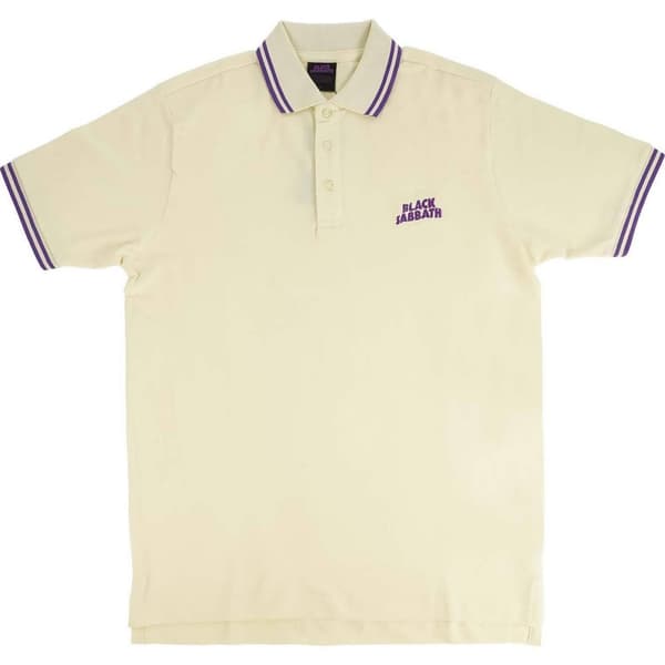 Black Sabbath Unisex poloshirt med bølget logo til voksne