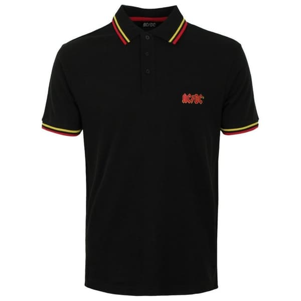 AC/DC Unisex Adult Classic Logo Polo Shirt