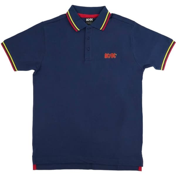 AC/DC Unisex Adult Classic Logo Polo Shirt
