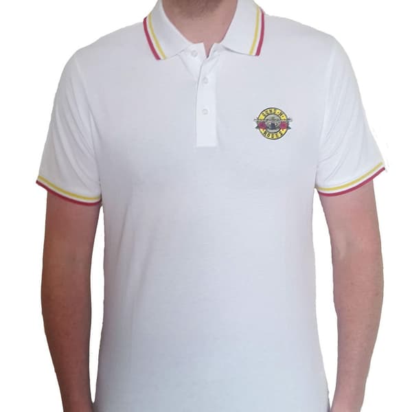 Guns N Roses Unisex Adult Classic Logo Polo Shirt