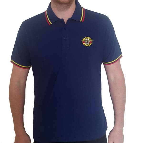Guns N Roses Unisex Adult Classic Logo Polo Shirt