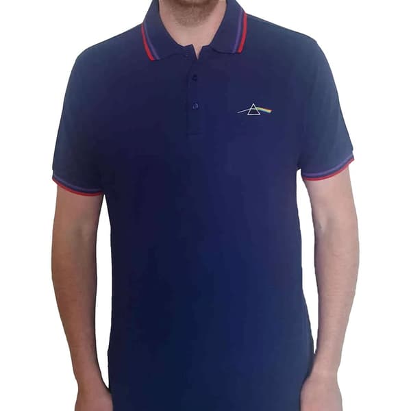 Pink Floyd Unisex Adult Dark Side Of The Moon Prism Polo Shirt