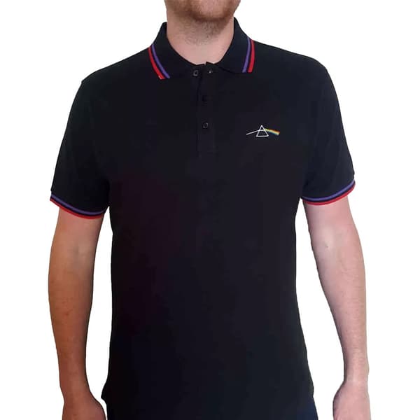 Pink Floyd Unisex Adult Dark Side Of The Moon Prism Polo Shirt