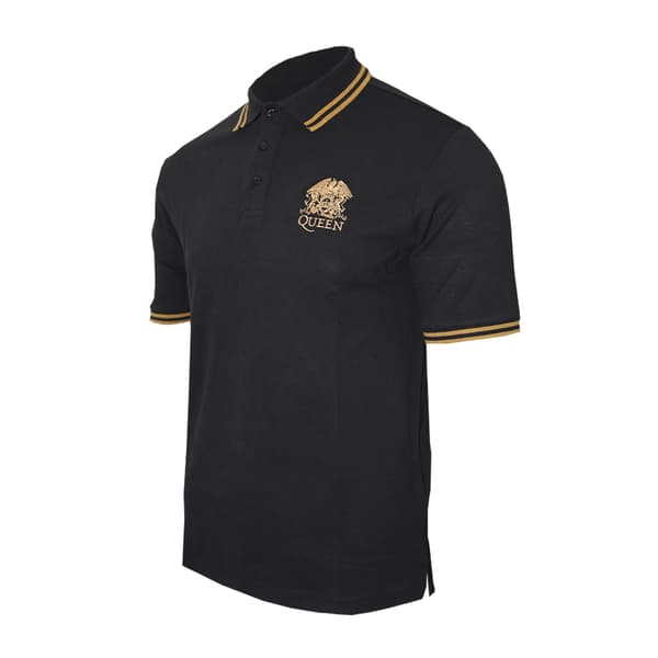 Queen Unisex Adult Crest Logo Polo Shirt