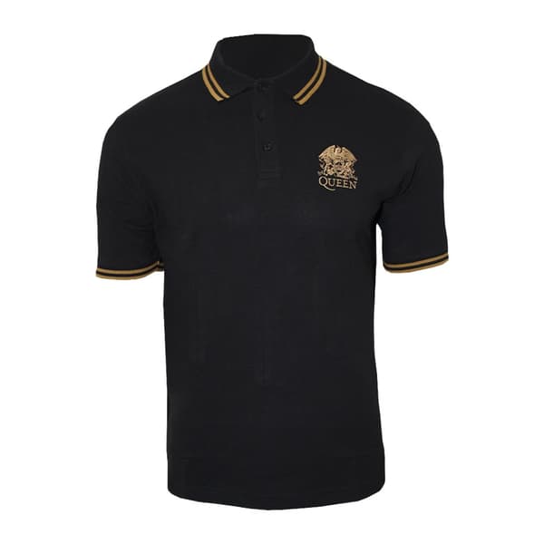 Queen Unisex Adult Crest Logo Polo Shirt