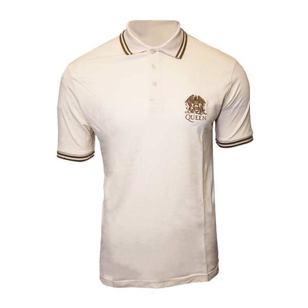 Queen Unisex Adult Crest Logo Polo Shirt