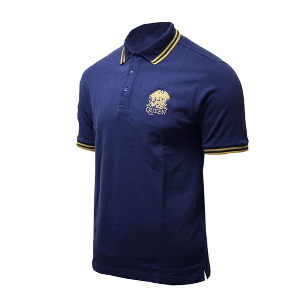 Queen Unisex Adult Crest Logo Polo Shirt