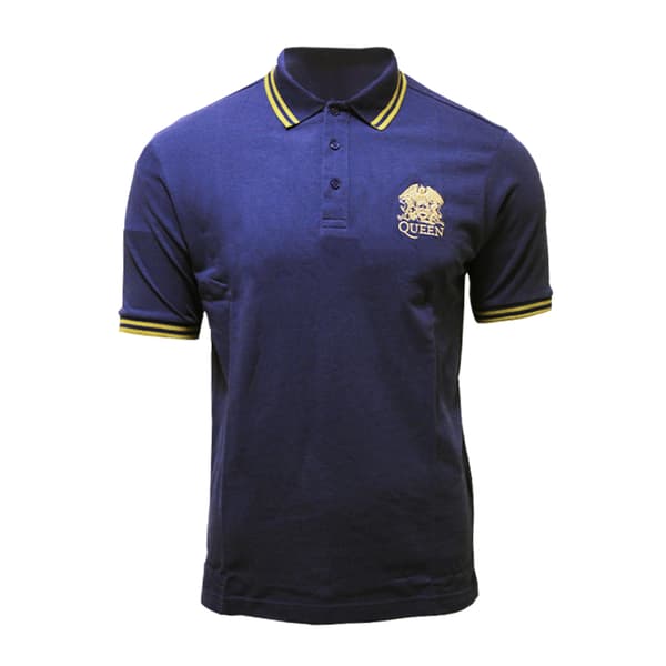 Queen Unisex Adult Crest Logo Polo Shirt