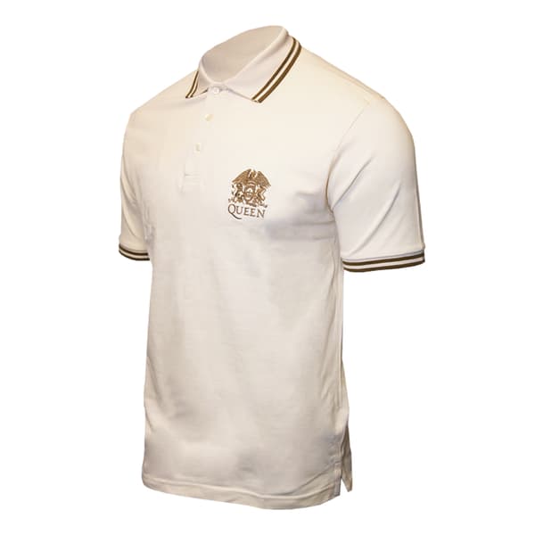 Queen Unisex Adult Crest Logo Polo Shirt