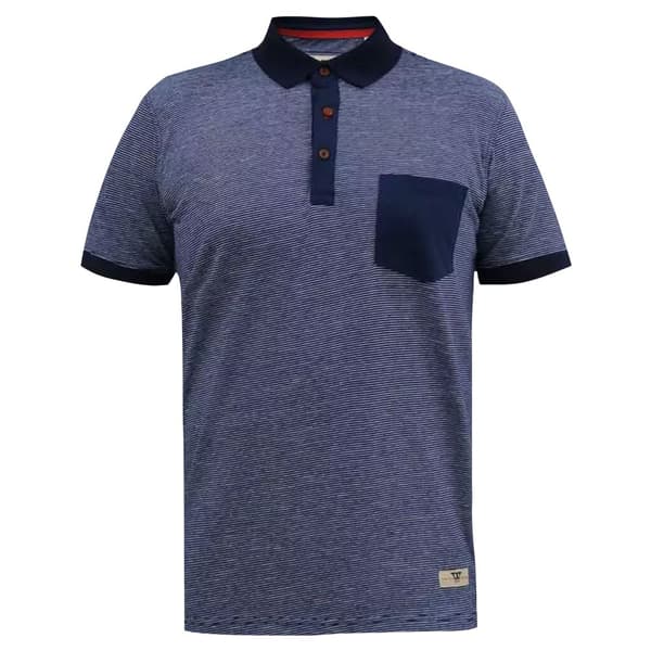 Duke Mens D555 Oxley Fine Stripe Polo Shirt
