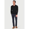 Miniatyrbilde 3 av 3: Brook Taverner Mens Casper Knitted Long-Sleeved Polo Shirt