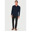 Miniatyrbilde 3 av 3: Brook Taverner Mens Casper Knitted Long-Sleeved Polo Shirt