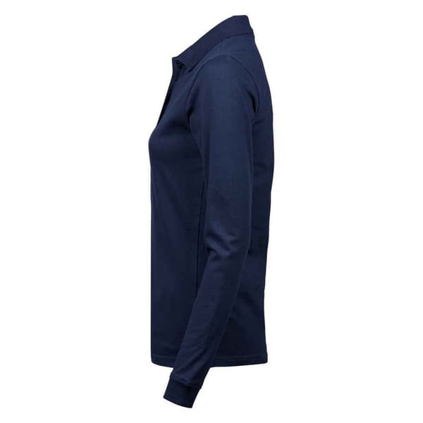 Tee Jays Womens/Ladies Luxury Stretch långärmad polotröja