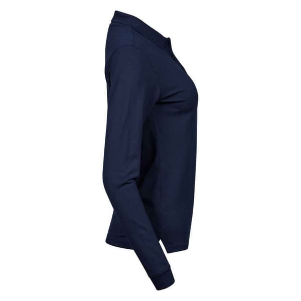 Tee Jays Womens/Ladies Luxury Stretch långärmad polotröja