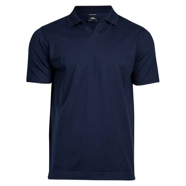 Tee Jays Mens Stretch V Neck Polo Shirt