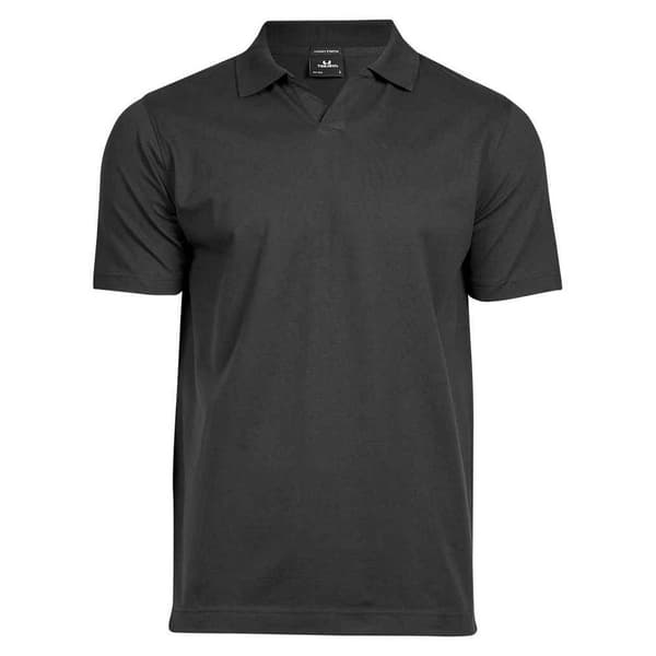 Tee Jays Mens Stretch V Neck Polo Shirt