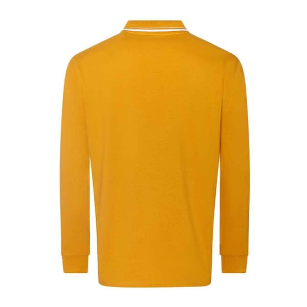 Awdis Mens Tipped Long-Sleeved Polo Shirt