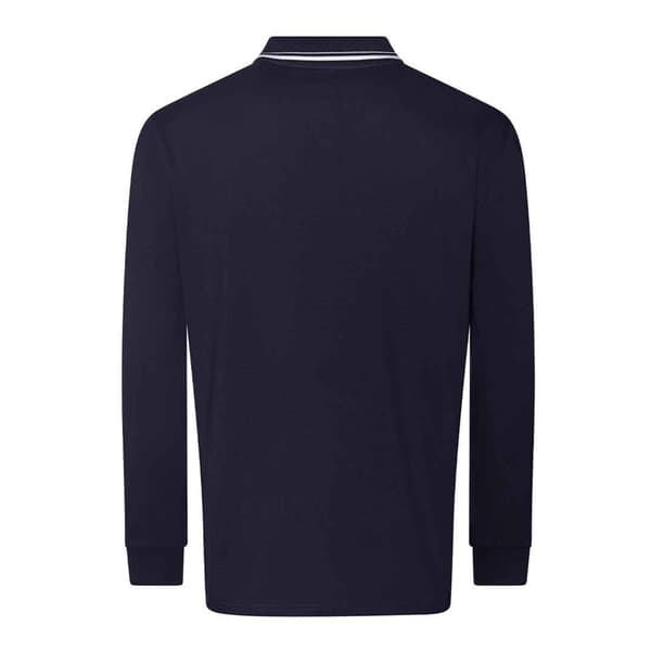 Awdis Mens Tipped Long-Sleeved Polo Shirt