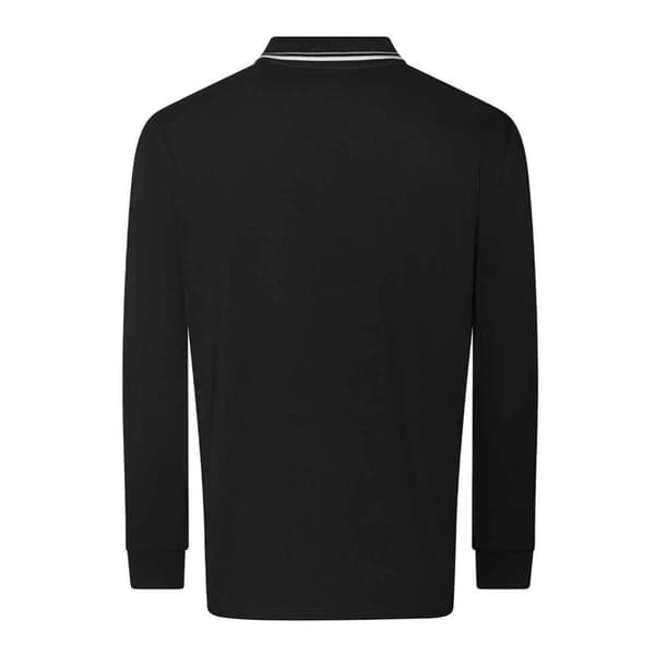 Awdis Mens Tipped Long-Sleeved Polo Shirt