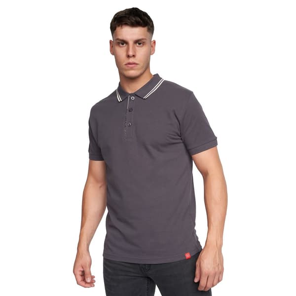 Duck and Cover Mens Samtra Polo Shirt Charcoal S