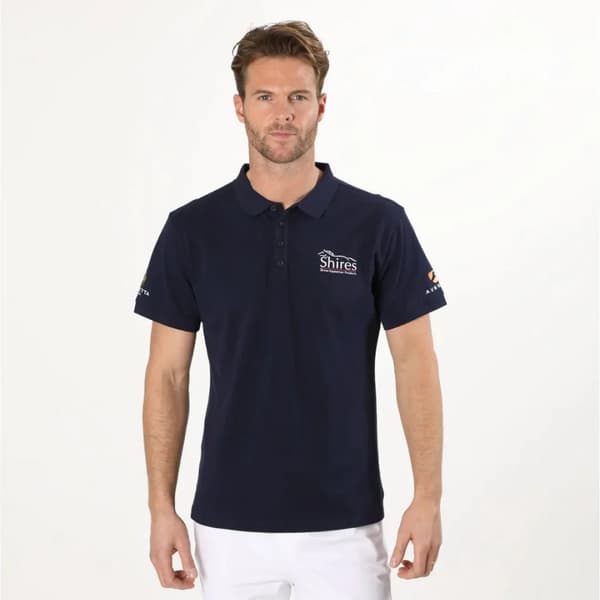Aubrion Mens Logo Polo Shirt