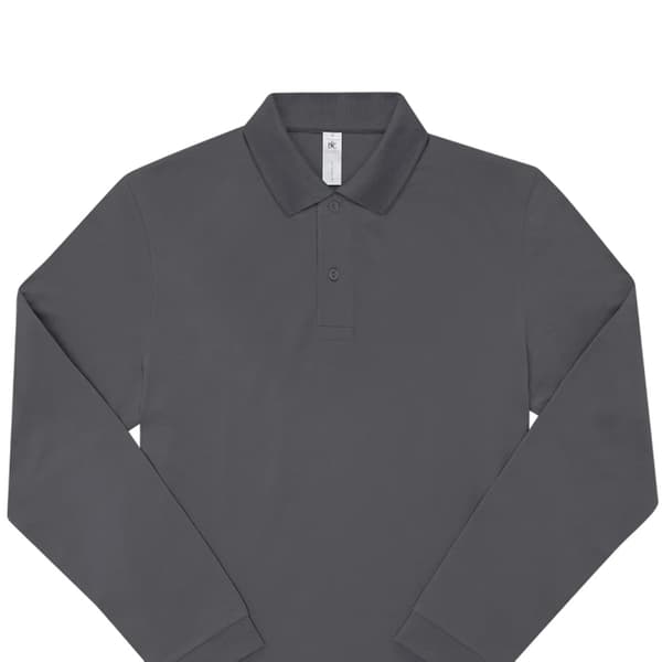 B&C My My långärmad polotröja för män