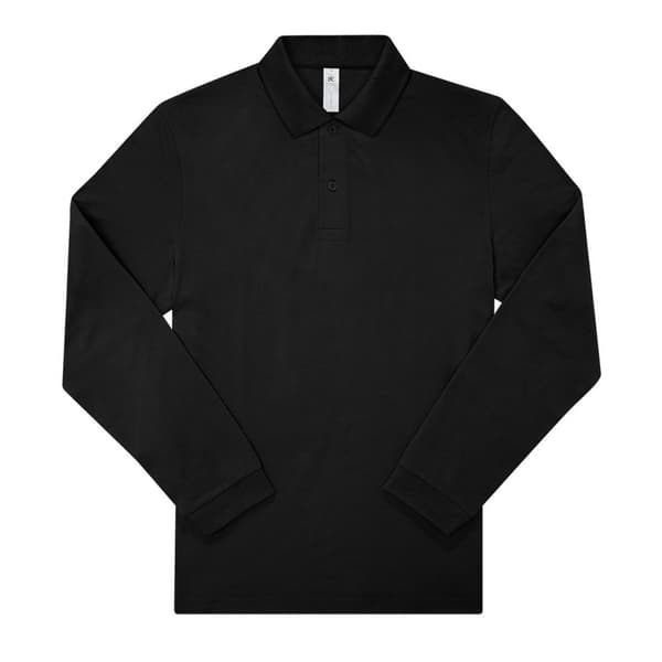 B&C Mens My Long-Sleeved Polo Shirt