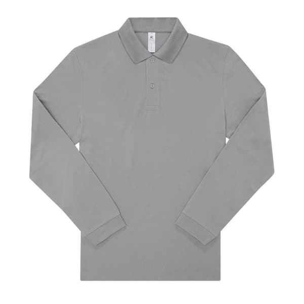 B&C My My långärmad polotröja för män