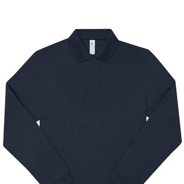 B&C Mens My Long-Sleeved Polo Shirt