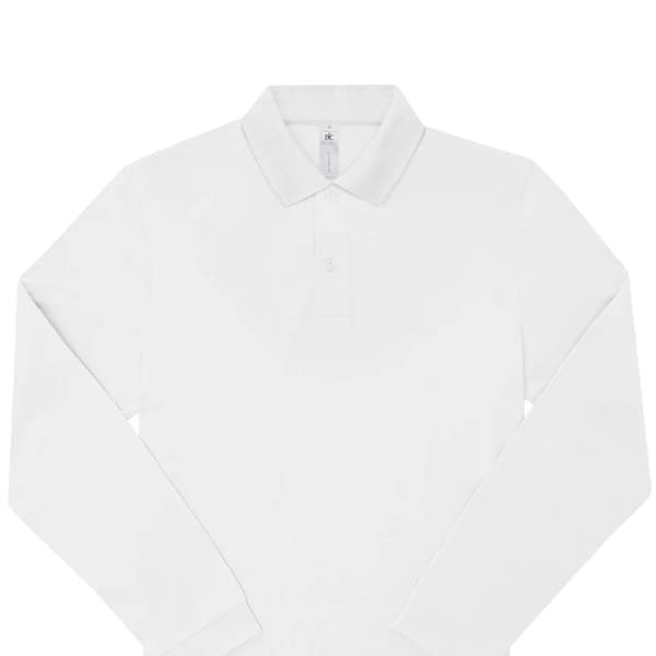 B&C Mens My Long-Sleeved Polo Shirt