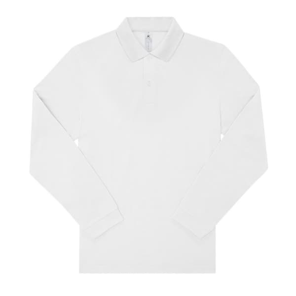 B&C My My långärmad polotröja för män