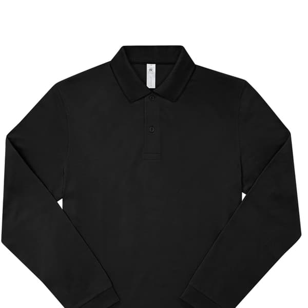 B&C My My långärmad polotröja för män