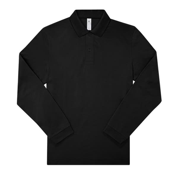 B&C My My långärmad polotröja för män
