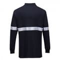 Miniatyrbillede 2 af 2: Portwest Flammebestandig poloshirt med refleksbånd til herrer