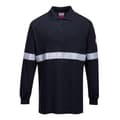 Miniatyrbillede 1 af 2: Portwest Flammebestandig poloshirt med refleksbånd til herrer