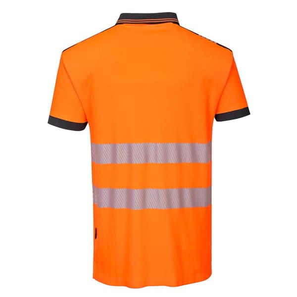 Portwest Mens PW3 Hi-Vis Comfort Safety Polo Shirt