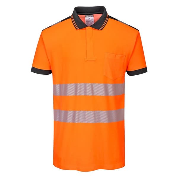 Portwest PW3 Hi-Vis Comfort Safety Polo Shirt til mænd