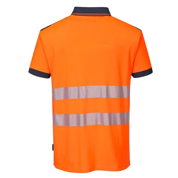 Portwest Mens PW3 Hi-Vis Comfort Safety Polo Shirt