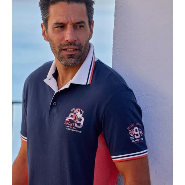 Atlas For Men Mens Jersey Sport Polo Shirt